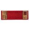 vidaXL Stufenmatten Selbstklebend 5 Stk. 65x21x4 cm Rot