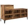 vidaXL Schuhschrank mit Regal Altholz 102 x 36 x 60 cm Holzwerkstoff