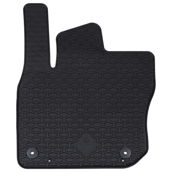 vidaXL Autofu&szlig;matte 4 pcs Schwarz VW TIGUAN TDI Gummi