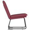vidaXL Loungesessel Weinrot 52x75x76 cm Stoff