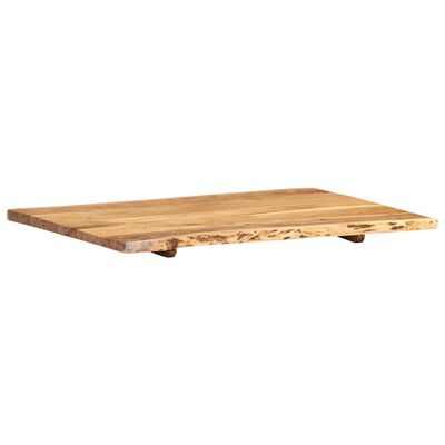 vidaXL Tischplatte Massivholz Akazie 80x(50-60)x2,5 cm