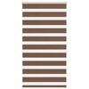 vidaXL Doppelrollo Braun 75x150 cm Stoffbreite 70,9 cm Polyester