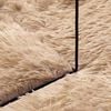 vidaXL Teppich Shaggy Hochflor NAVARRA Beige 80x150 cm Polyester