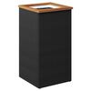 vidaXL Pflanzk&uuml;bel Schwarz 40x40x80 cm Poly Rattan