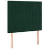 vidaXL Bettgestell ohne Matratze Dunkelgr&uuml;n 80x200 cm Samt