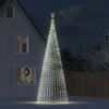 vidaXL LED Weihnachtsbaum 1544 LEDs Kaltwei&szlig; 500 cm
