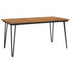 vidaXL Gartentisch mit Haarnadel-Beinen 160x80x75 cm Massivholz Akazie