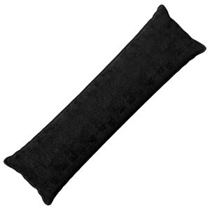 vidaXL Kissenbezug HOUTEN Schwarz 40 x 145 cm Faux Kaninchenfell