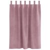 vidaXL Verdunkelungsvorh&auml;nge 2 pcs Dunkelrosa 140 x 140 cm Samt