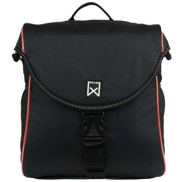 Willex Fahrradtasche 300 S 12 L Schwarz und Rot