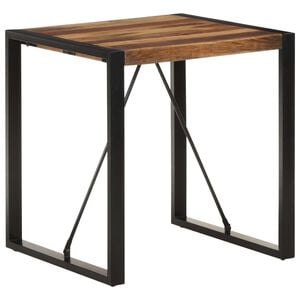 vidaXL Esstisch 70x70x75 cm Massivholz Akazie