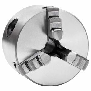 vidaXL 3-Backen-Drehfutter Selbstzentrierend 80 mm Stahl