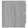 vidaXL Nachttische 2 Stk. Grau Sonoma 50x39x43,5 cm Holzwerkstoff