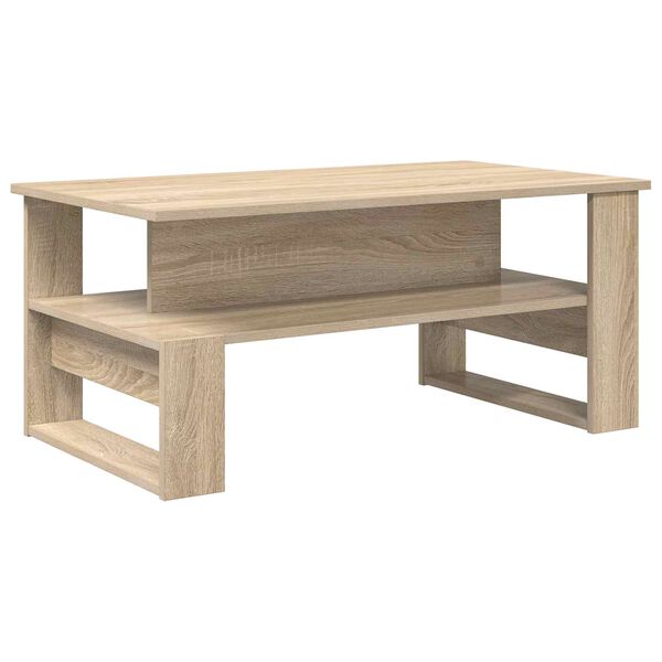 vidaXL Couchtisch Sonoma-Eiche 90 x 50 x 40 cm Holzwerkstoff
