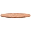 vidaXL Tischplatte &Oslash;70x2,5 cm Rund Massivholz Buche