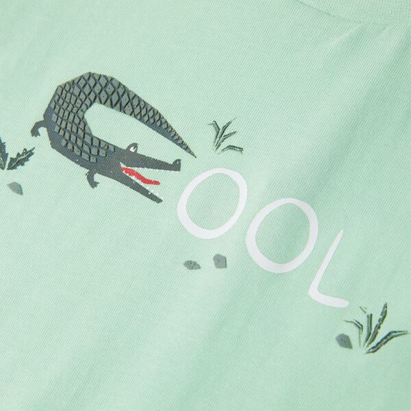 Kinder-Kurzarmshirt Hellgrün 92