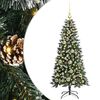 vidaXL K&uuml;nstlicher Weihnachtsbaum mit 150 LEDs mit St&auml;nder Gr&uuml;n 120 cm