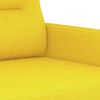 vidaXL 2-Sitzer-Sofa Hellgelb 140 cm Stoff