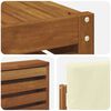 vidaXL Sofagarnituren 8 pcs Natur und Creme Massivholz Akazie