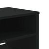 vidaXL TV-Schrank Schwarz 180x34x41 cm Holzwerkstoff