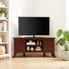 vidaXL TV-Schr&auml;nk Braun 100 x 40,5 x 46 cm Massives Mahagoni Holz