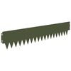vidaXL Raseneinfassung 10 pcs 103 x 20 cm Metall Olivgr&uuml;n