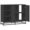 vidaXL Sideboard Schwarz 92x35x76 cm Holzwerkstoff