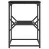 vidaXL Beistelltisch Schwarz Eichen-Optik 41 x 40 x 60 cm
