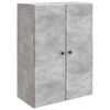 vidaXL Wandschrank 66 x 34,5 x 90 cm Holzwerkstoff Betongrau