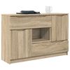 vidaXL Sideboard Sonoma-Eiche 100 x 30 x 65,6 Holzwerkstoff