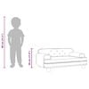 vidaXL Kindersofa Cappuccino 70x45x30 cm Kunstleder
