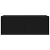 vidaXL 8-tlg. TV-Schrank-Set Schwarz Holzwerkstoff