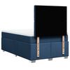 vidaXL Boxspringbett mit Matratze Blau 120x190 cm Stoff