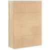 vidaXL B&uuml;cherregal Sonoma-Eiche 80x30x114 cm Holzwerkstoff
