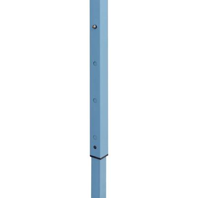 vidaXL Profi-Partyzelt Faltbar mit 3 Seitenwänden 3×4m Stahl Weiß