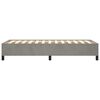 vidaXL Bettgestell ohne Matratze Hellgrau 90x190 cm Samt