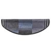 vidaXL Treppenmatten Selbstklebend 15 Stk. Schwarz und Grau 65x21x4 cm