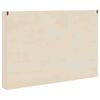 vidaXL Wanddisplay-Case mit Regal Beige 80 x 8,5 x 54 cm Sperrholz