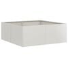 vidaXL Pflanzk&uuml;bel 80x80x30 cm Edelstahl