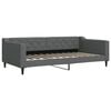 vidaXL Tagesbett Dunkelgrau 100x200 cm Stoff