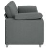 vidaXL Sofa Dunkelgrau Gesamtabmessungen: 219 x 80 x 80 cm (B x T x H)