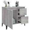 vidaXL Badschrank Grau Sonoma 65x33x60 cm Holzwerkstoff
