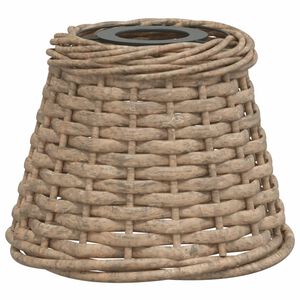 vidaXL Lampenschirm Braun &Oslash;15x12 cm Korbweide