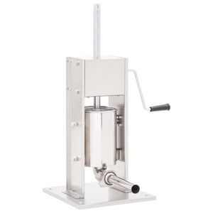 vidaXL Manueller Wurstf&uuml;ller Silbern 3 L Edelstahl