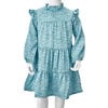 Kinderkleid mit Langen Ärmeln Blau 92