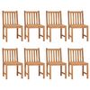 vidaXL 9-teiliges Garten-Ess-Set 180 x 90 cm Massivholz Teak