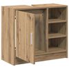 vidaXL Badezimmerschrank Artisan-Eiche 63 x 29 x 55 cm Holzwerkstoff