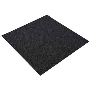 vidaXL Teppichfliese Dunkelgrau 50 x 50 cm 4 stk. PP und Bitumen