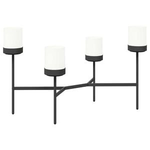vidaXL Blumenst&auml;nder Wei&szlig; 125 x 55 x 81 cm PP und Stahl