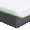 vidaXL Matratze Mittelweich 140 x 190 cm Wei&szlig; und Grau
